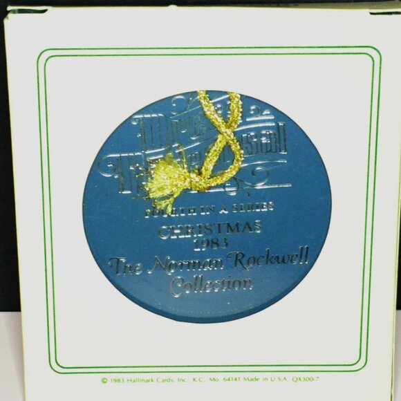 Norman Rockwell Cameo Ornaments Set Of 5 Holiday Decor Christmas Tree - Picture 5 of 11